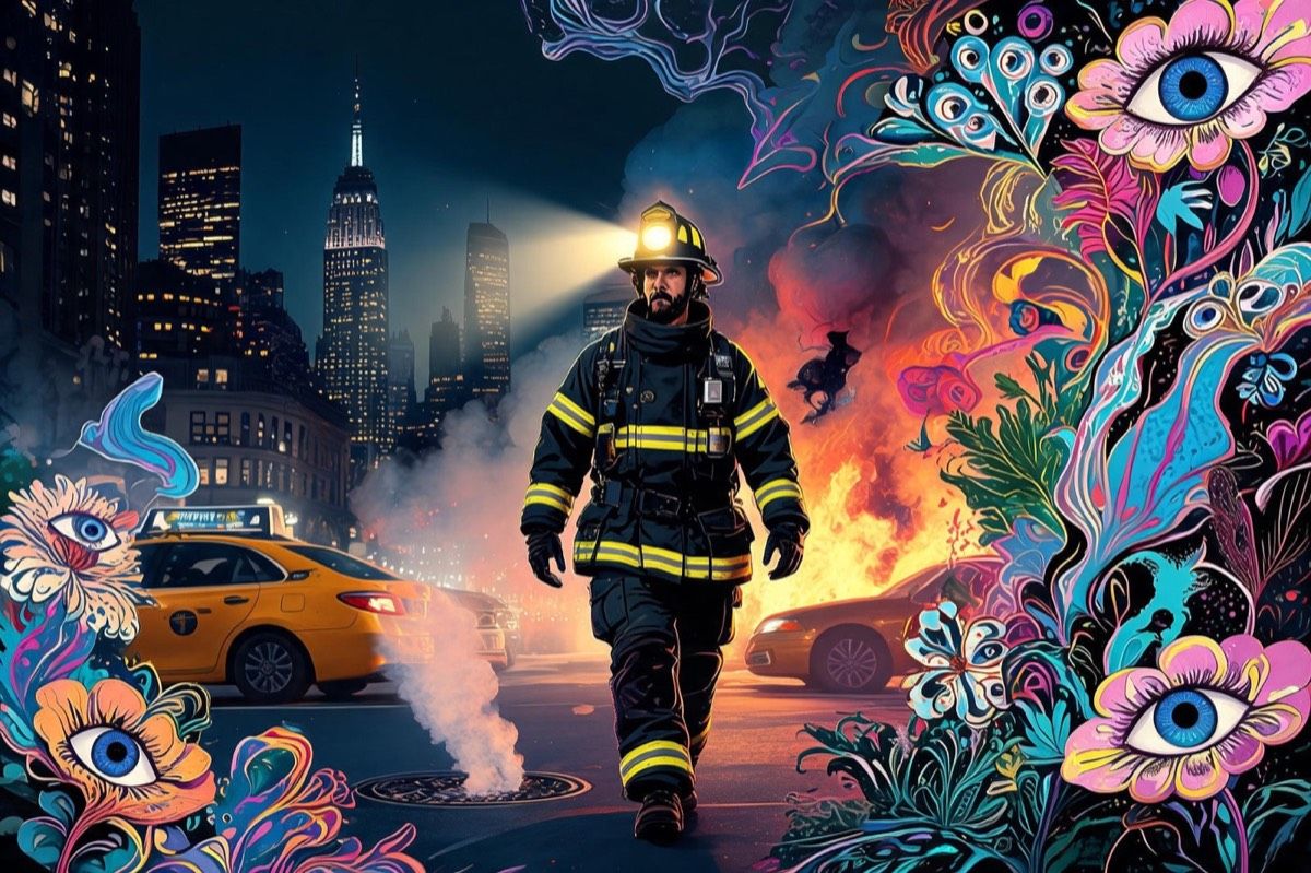 NEW YORKERS NO. 0002 The Heroic Firefighter